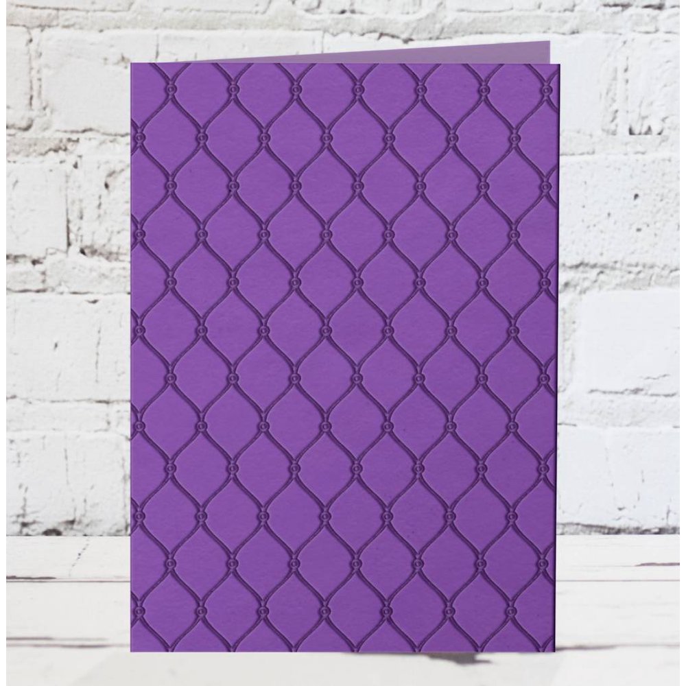 Gemini 3D Embossing Folder 5"X7"Studded Leather