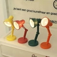 thumbnail image 4 of Reading Lamp 2W LED Folding Mini Table Light Table Light Folding 180° Adjustable Desktop Night Lamp, Type 2, Rose Red, 4 of 9