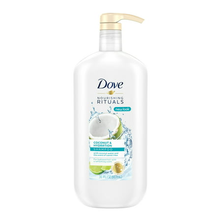 Dove Nourishing Rituals Coconut & Hydration Shampoo with Pump, 31 (Best Dove Shampoo And Conditioner)