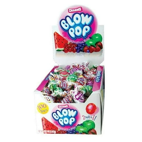 Charms Assorted Blow Pop 100ct 0.37oz