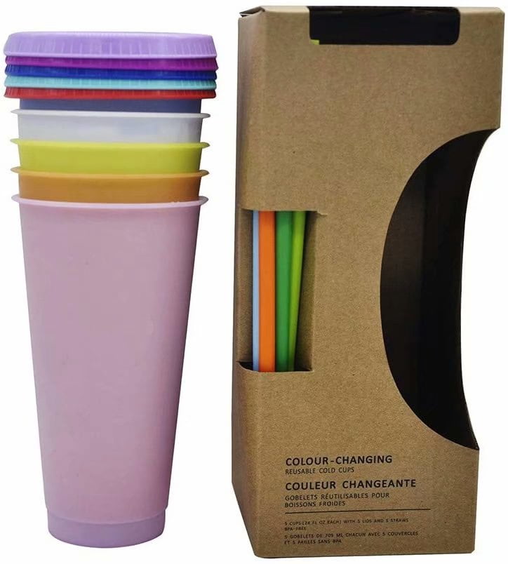 colour changing reusable cold cups