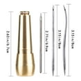 thumbnail image 5 of WE-POLUJ 4pcs Canvas Leather Sewing Awl Needle with Metal Handle Stitch Shoes Repair Tool, 5 of 13