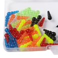 thumbnail image 3 of Mosiee 250 Pcs Perles de Pêche Empilées Perles de Truite Flottant Citrouille Bouchon Perles Rondes, 3 of 9