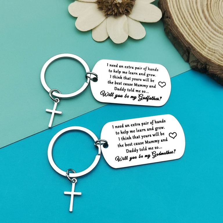 Godparent keyring best sale