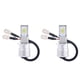 thumbnail image 3 of 2 faros LED H7 superbrillantes para coche, antiniebla, 12 V, 24 V, 6000 K, blancos, para conducción y marcha., 3 of 3