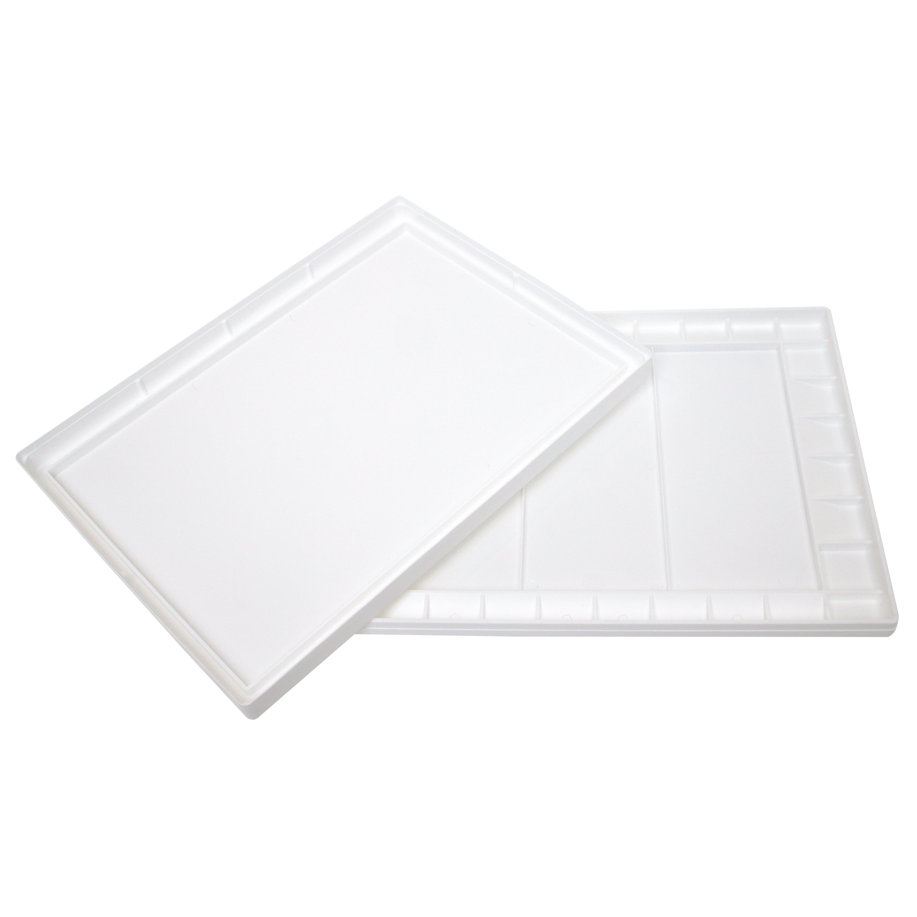 Masterson Aqua-Pro Watercolor Palette 11.5x15.5, 32 Wells w/ Lid to Keep Paints Fresh, Made in USA