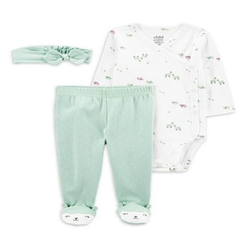 Carter's Child of Mine Baby Girls Take Me Home Footed Set, Preemie - 9 Months