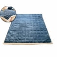 thumbnail image 1 of Dvruxg Milk Flannel Mattress Pad – 59x78.7 inch Thickened Warm Fitted Bed Topper, Soft Flannel Mattress Cover for Winter, Double-Sided Edging, Blue, 1 of 5
