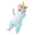 thumbnail image 3 of SYNCFUN Blue Unicorn Costume Inflatable Adult Halloween Costume, Perfect for Halloween Costume Cosplay Party, 3 of 9