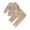 Khaki, variant on Godderr Kids Toddler Girls 2Pcs Winter Sleepwea Pants Outfits Baby Newborn Fleece Pajamas Fleece Pants Set Teen Girls Lapel Button Warm Pajamas Set for 3M-13Y