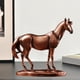 thumbnail image 4 of Caballo estatuilla escultura Colecciones de esculturas de caballos de bronce Decoración artesanal, 4 of 8