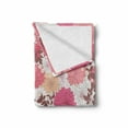 thumbnail image 2 of Dahlia Flower Soft Flannel Fleece Blanket, Springtime Inspired Mix of Blossoms Bouquet Romantic Feminine Retro Leaflets, Cozy Plush for Indoor and Outdoor Use, 70" x 90", Pink Grey, by Ambesonne, 2 of 6