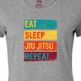 thumbnail image 4 of Inktastic Eat Sleep Jiu Jitsu Repeat Women's T-Shirt, 4 of 5