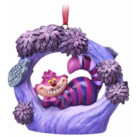 Disney 2021 Holiday Cheshire Cat Light-Up Living Magic Sketchbook Ornament