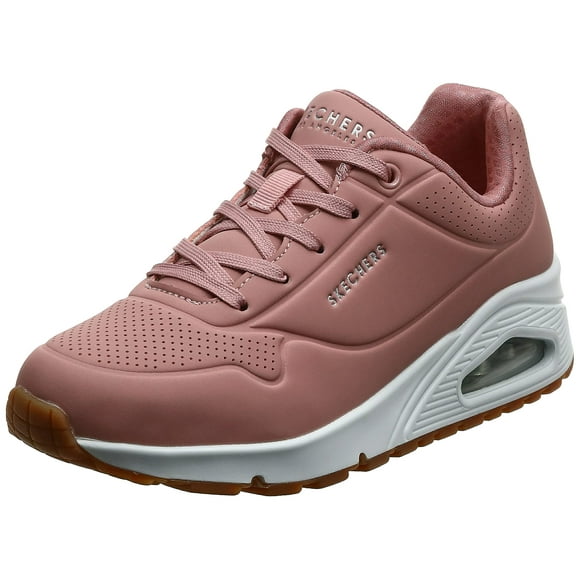 Skechers Women's Low-Top Sneaker, Pink, 10