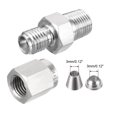thumbnail image 2 of Conector de tubo de compresión, 1/8 NPT macho x 肖3mm(1/8") diámetro exterior del tubo con doble férula, 2 of 3