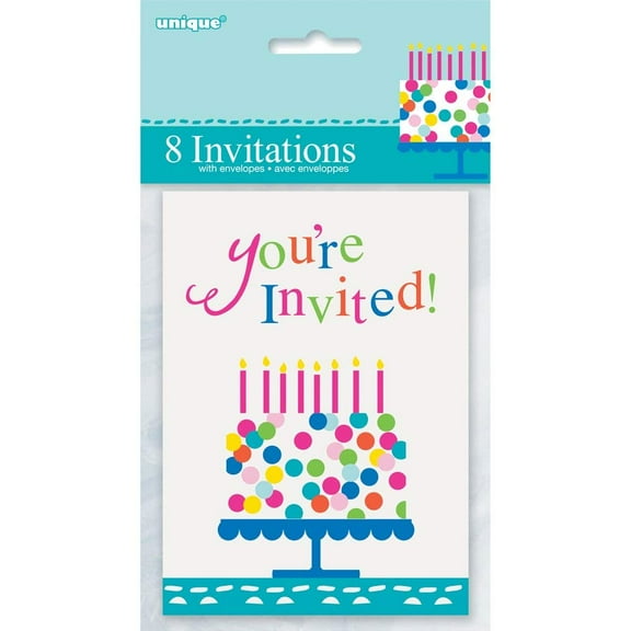 Unique Party Supply, 5.5" x 4", Multicolor
