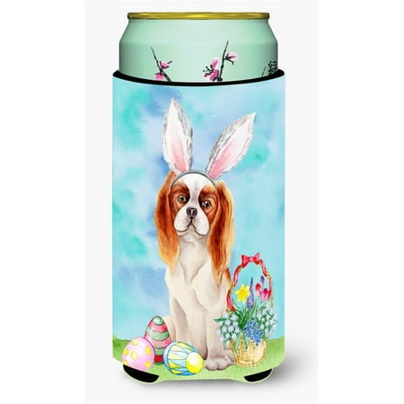 

Cavalier Spaniel Easter Bunny Tall Boy Beverage Insulator Hugger