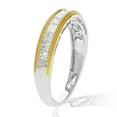 thumbnail image 4 of Vir Jewels 3/4 CTTW Princess Diamond Wedding Band for Women Milgrainin 14K White Yellow Gold, 4 of 8