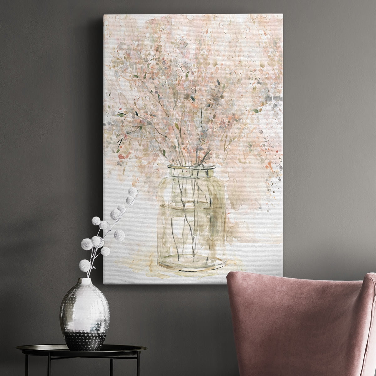 Delicate Arrangement II Premium Gallery Wrapped Canvas - Ready to Hang