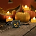thumbnail image 6 of RBCKVXZ Iron Glass Candlestick Halloween Pumpkin Lights Black Candlestick Party Scene Arrangement Halloween Decoration Ornaments, 6 of 6