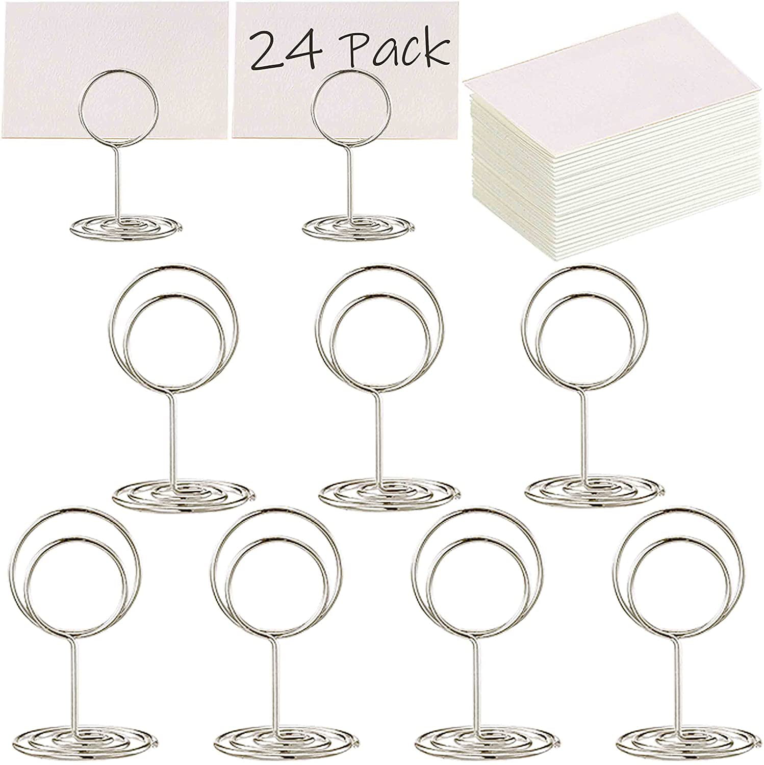 24pcs Bicycle Bike Name Number Place Card Holders Wedding Table Decoration 