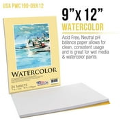 U.S. Art Supply 6 Piece Artist Drawing, Sketch and Painting - Paper and Brush Accessory Pack