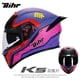 thumbnail image 4 of Casco de motocicleta BIHR de cara completa con doble lente, casco de moto de carreras para motocross, ligero, certificado DOT ECE, 4 of 5