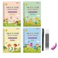 thumbnail image 1 of Reusable Writing Practice Book - 4 pcs in a Multicolor Set - Educational and Fun, 1 of 4