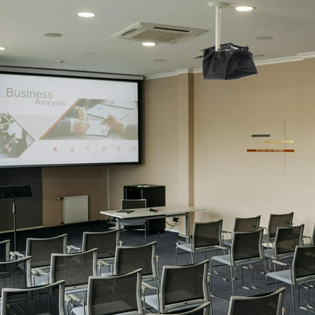 HOOWIFFY Black Polyester Projector Cover for Indoor Use, and Protective Case