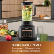 Oster Extreme Mix Blender 1500 Watt High Speed Blender with 10-Point Blade, 8-Cup Kitchen Blender with Auto Programs