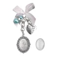 thumbnail image 1 of Marco de Fotos Yashi con Broche Dije para Madre de la Novia Plata, 1 of 4
