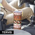 thumbnail image 6 of Pioneer Flower Floral Print Pattern 20oz Skinny Tumbler with Straw & Lid, Double Wall Vacuum Insulated Cup, Leak-Proof, Cup Holder Friendly, Hot 6H Cold 12H, 6 of 6