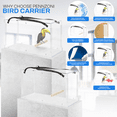thumbnail image 3 of PENNZONI Macaw & Parrot Carrier, Large Bird Acrylic Cage w/ Feeder Bowls, 3 of 8