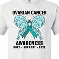 thumbnail image 4 of Inktastic Ovarian Cancer Awareness Hope Support and Love T-Shirt, 4 of 5