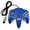 Blue, variant on Luxmo Classic N64 Controller, Wired N64 Gamepad Controllers with Upgraded Joystick for N64 Video Game Console N64 system