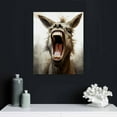 thumbnail image 4 of JRXY  Animal Wall Art Decor, Screaming Donkey Abstract Nature Canvas Prints Pictures Artwork for Living Room Bedroom Bathroom farmhouse Home Walls Decoration 16x20 in, 4 of 4