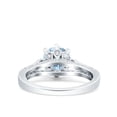 thumbnail image 3 of Art Deco Round Bridal Ring Aquamarine CZ 925 Sterling Silver Size 9, 3 of 6