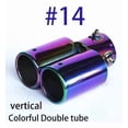 thumbnail image 1 of Échappement de Voiture Rond en Acier Inoxydable, 1 of 5