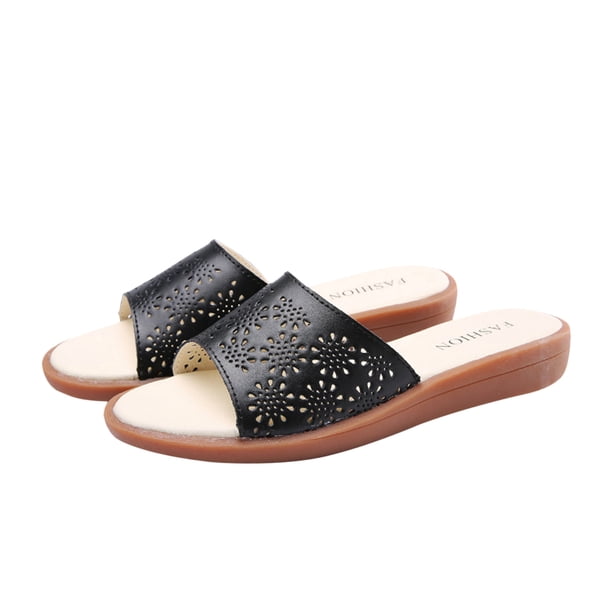 Amzcrzy Zapatos de mujer,Zapatos de mujer,Zapatillas de mujer, Sandalias casuales con agujeros para mujer, cómodas y con ranuras, de suela plana Sandalias Mujer Zapatillas De Casa