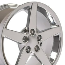 19 inch Rim fits 05-13 Chevrolet Corvette C6 Chrome Wheel Direct Fit