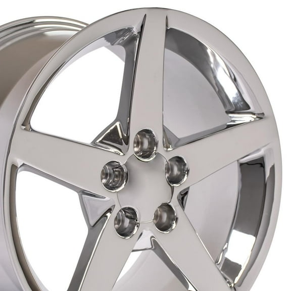 19 inch Rim fits 05-13 Chevrolet Corvette C6 Chrome Wheel Direct Fit