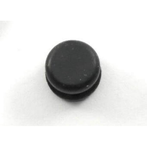 Fits 1/8" Hole - 1/4" Diameter - 3/16" Height - 1/16" Panel Thickness - Push-in Panel Plug Grommet Without a Hole Rubber Plug (12)