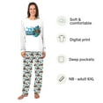 thumbnail image 2 of Matching Family Pajamas Winter Highland Cow Theme Available in Sizes NB to 6XL with Pet Outfit, 2 of 7