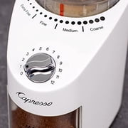 Capresso 57002 Infinity Plus White Conical Coffee Grinder