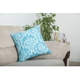 thumbnail image 3 of TreeWool (Pack of 2) Damask Accent Decorative Cotton Throw Pillow Covers (20 x 20 Inches, Turquoise), 3 of 6