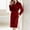Wine, variant on XINXIAOO Womens Soft Robe Warm Shaggy Bathrobe plus Size Maternity Robes for Women Dark Robe Set Towel Dresses for Women Dark Robe Long Fancy Robes plus Size Long Robes for Women 4x-5x Sleeping Robes