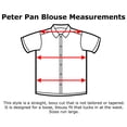 thumbnail image 5 of White Short Sleeve Button Up Peter Pan Collar Blouse - Adult Plus Size XXL, 5 of 5