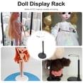 thumbnail image 2 of MasteelfCA 2Pcs Creative Doll Bracket Support Portable Toy Stand Fashion Doll Storage Rack Display Rack for Home Store (Black Rack for 35cm Doll), 2 of 8