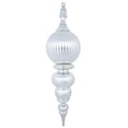 thumbnail image 1 of Vickerman 28" Silver Shiny Finial Christmas Ornament, 1 of 2